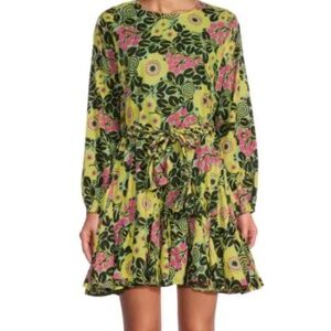 Rhode -  Ella Floral A-line Mini Dress